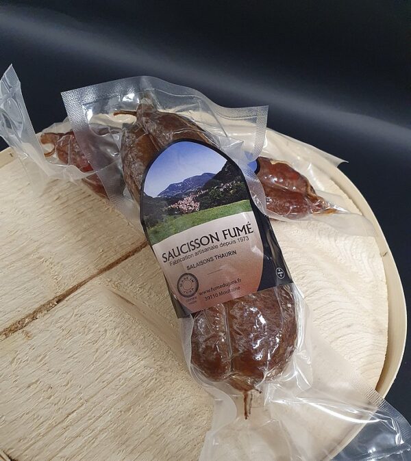 Saucisson fumé  - sous vide - la pièce 250 gr