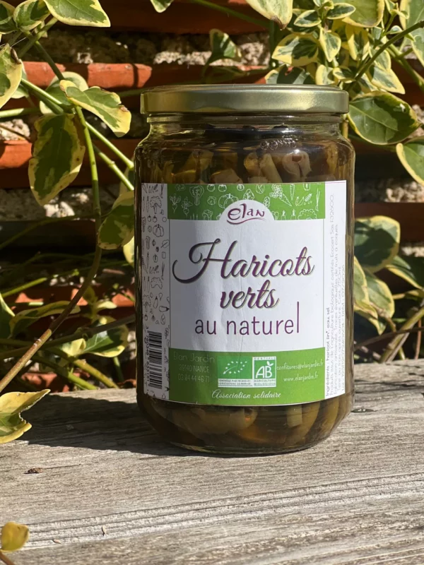 Haricot vert plat au naturel