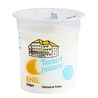 Yaourt nature ENILBIO- en pot de 125 gr