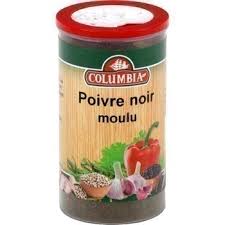 Poivre noir en poudre